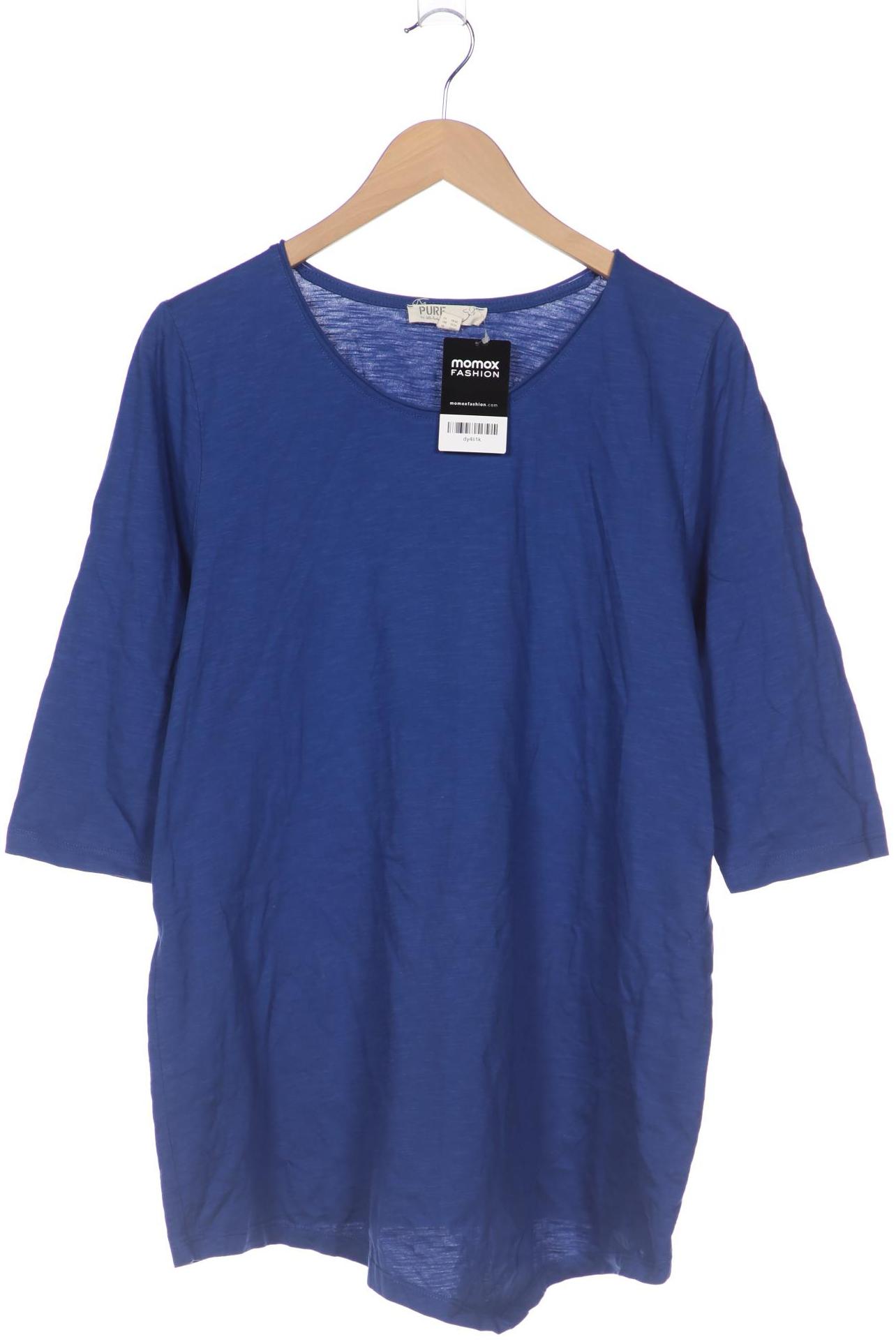 Pure by Ulla Popken Damen T-Shirt, blau von Pure by Ulla Popken