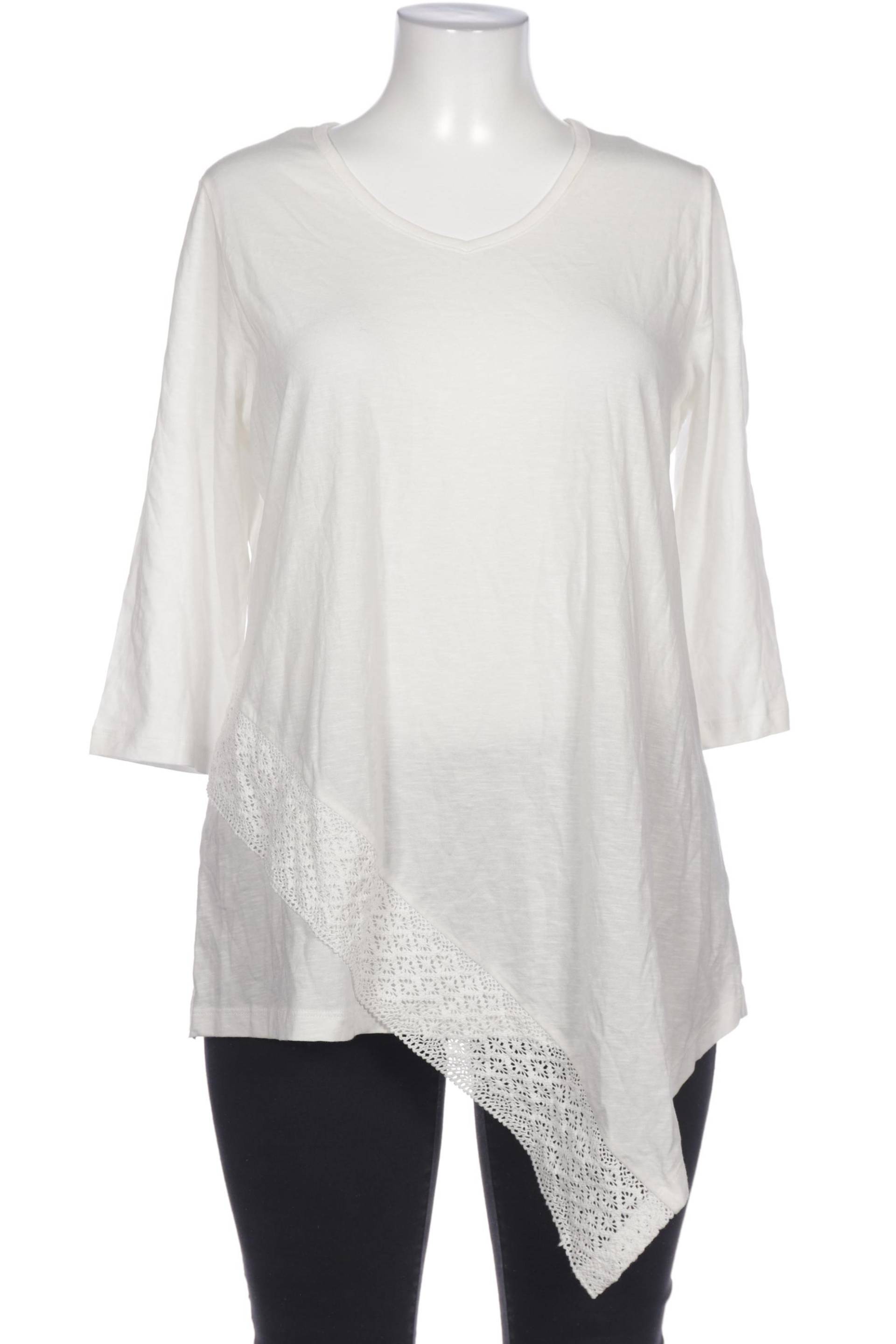 Pure by Ulla Popken Damen T-Shirt, weiß von Pure by Ulla Popken