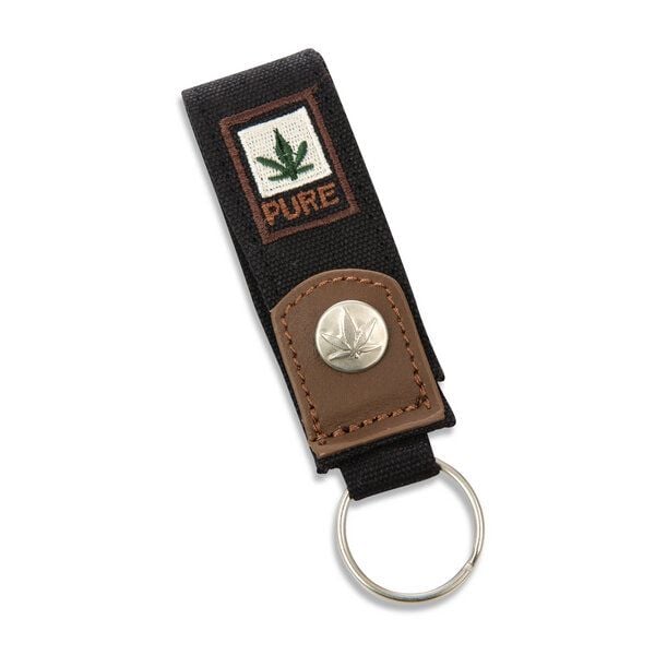 HF-0057 Hanf Schlüsselanhänger groß Hanf-Baumwolle-Mix von Pure Concept von Pure