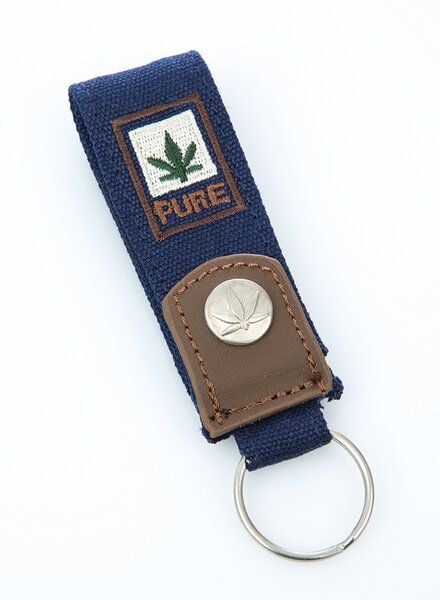HF-0057 Hanf Schlüsselanhänger groß Hanf-Baumwolle-Mix von Pure Concept von Pure