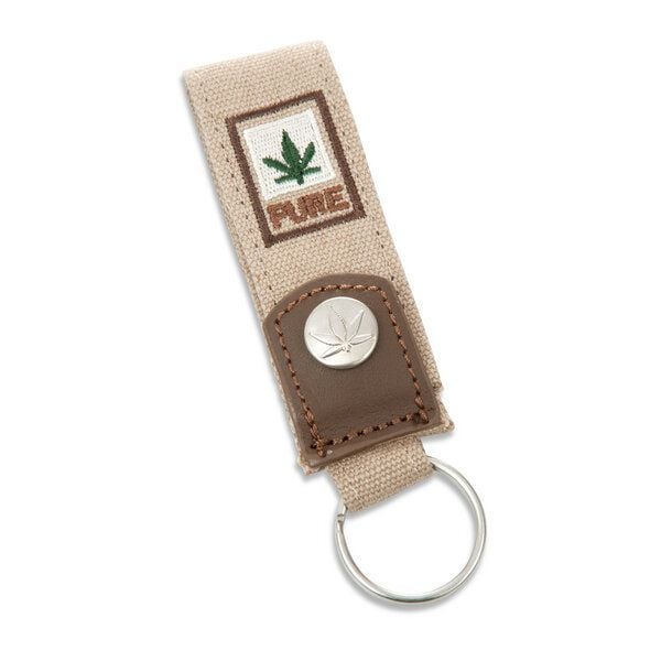 HF-0057 Hanf Schlüsselanhänger groß Hanf-Baumwolle-Mix von Pure Concept von Pure
