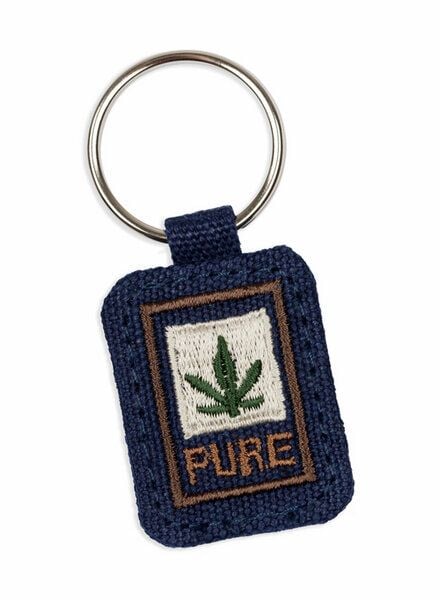 HF-0063 Hanf Schlüsselanhänger klein Hanf-Baumwolle-Mix von Pure Concept von Pure