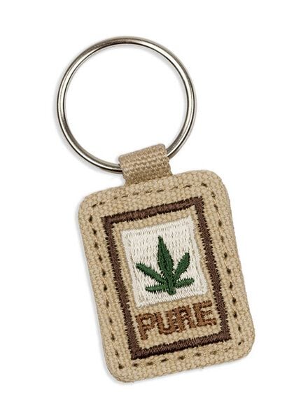 HF-0063 Hanf Schlüsselanhänger klein Hanf-Baumwolle-Mix von Pure Concept von Pure