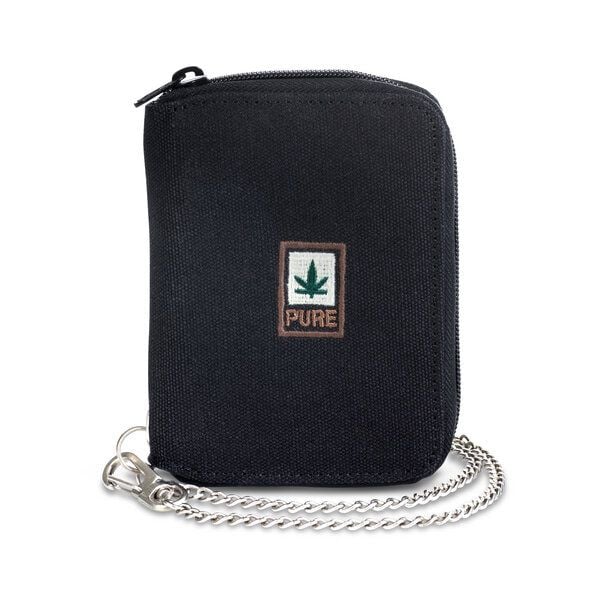 PURE HF-0023 Hanf Geldbörse mit Kette von Pure