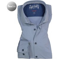 PURE Herren Hemd blau gestreift von Pure