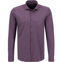 PURE Herren Hemd violett Jersey meliert von Pure