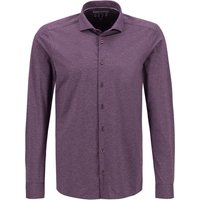 PURE Herren Hemd violett Jersey meliert von Pure