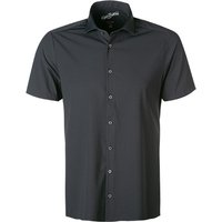 PURE Herren Kurzarmhemd schwarz Funktionsmaterial von Pure