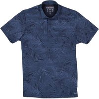 PURE Herren Polo-Shirt blau Funktionsmaterial von Pure