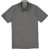 PURE Herren Polo-Shirt grau Funktionsmaterial von Pure