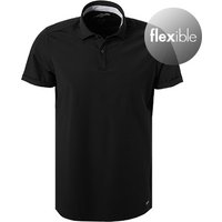 PURE Herren Polo-Shirt schwarz Funktionsmaterial von Pure