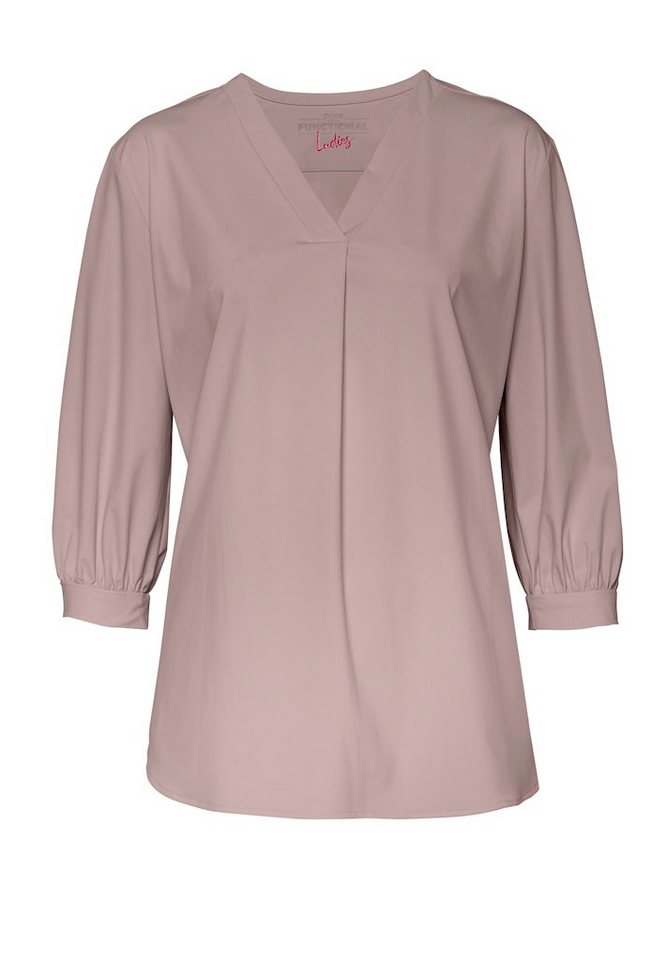 Pure Blusenshirt PURE- Functional Bluse Langarm von Pure