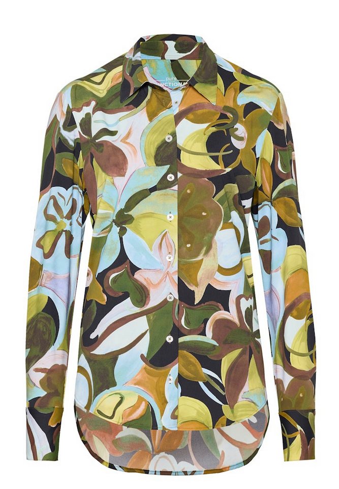 Pure Blusenshirt PURE- Functional Bluse Langarm von Pure