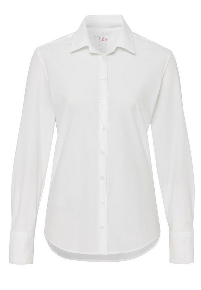 Pure Blusenshirt PURE- Functional Bluse Langarm von Pure