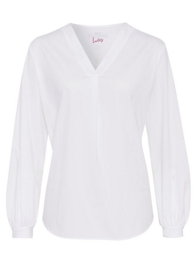 Pure Blusenshirt PURE- Functional Bluse Langarm von Pure