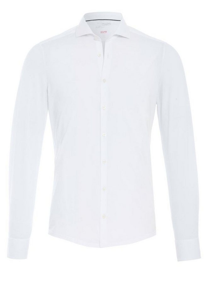 Pure Blusenshirt PURE- Functional Hemd Langarm von Pure
