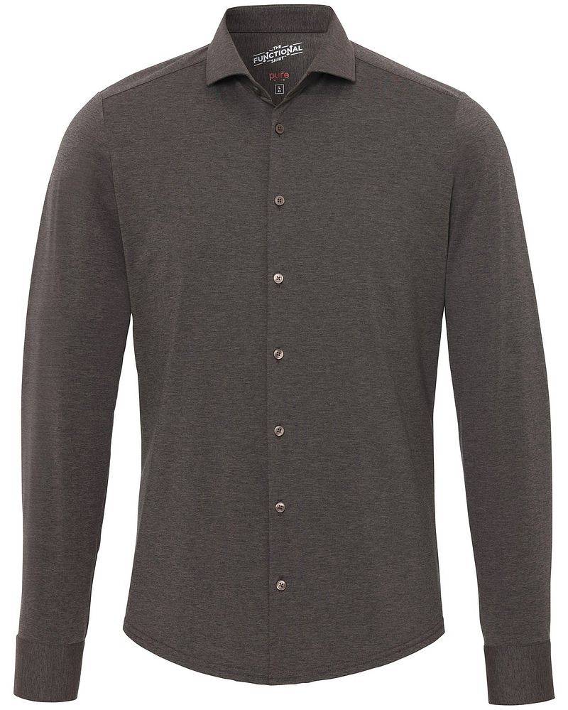 Pure H.Tico The Functional Shirt Braun - Größe 44 von Pure
