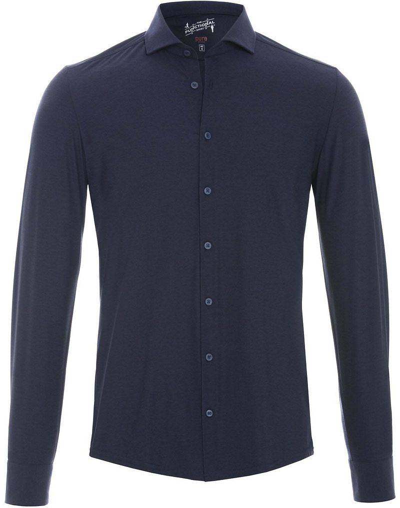 Pure H.Tico The Functional Shirt Dunkelblau - Größe 40 von Pure
