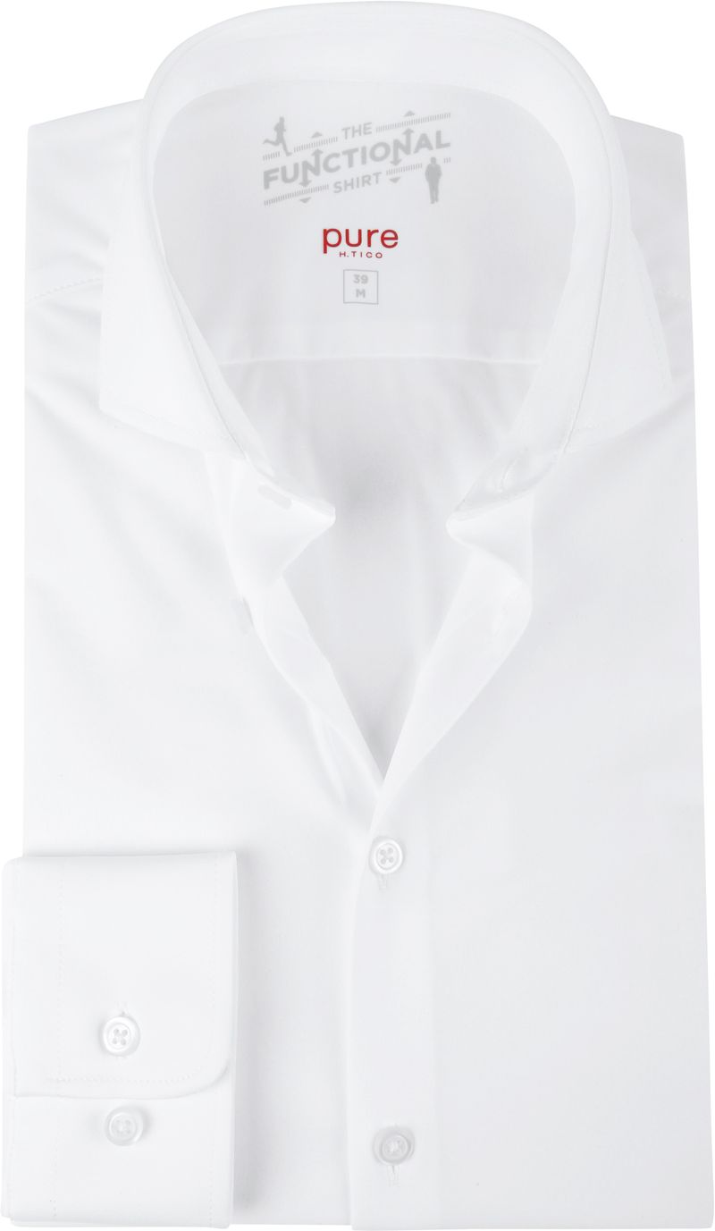 Pure H.Tico The Functional Weiß Shirt - Größe 42 von Pure