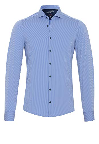 Pure Herren 4028-21750 Functional Langarm Hemd, Streifen Dunkelblau, 41 Pure Herren 4028-21750 Functional Langarm Hemd, Streifen Dunkelblau, 41 von pure h. tico