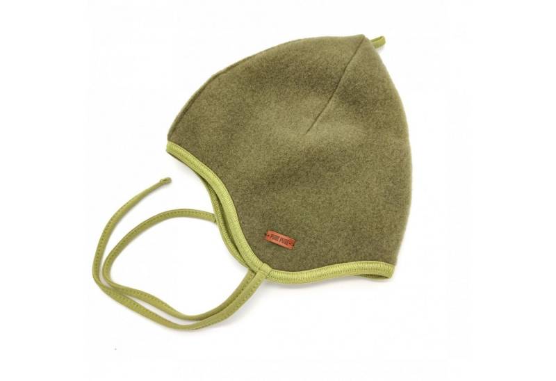 Pure Jerseymütze Kids Zipfel Bindemütze moos von Pure