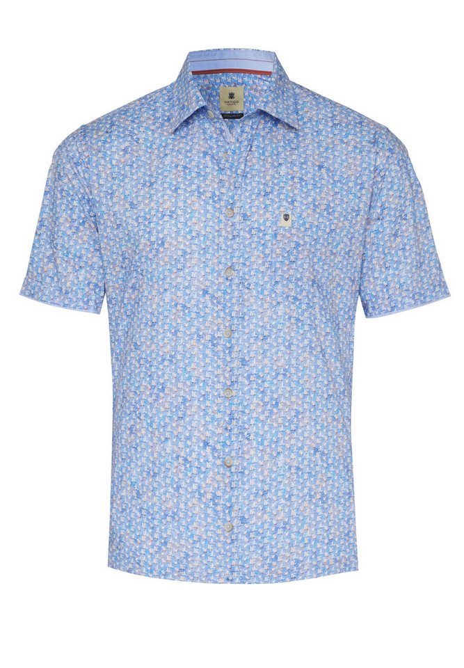 Pure Kurzarmhemd HATICO- Sport Hemd regular fit Hal von Pure