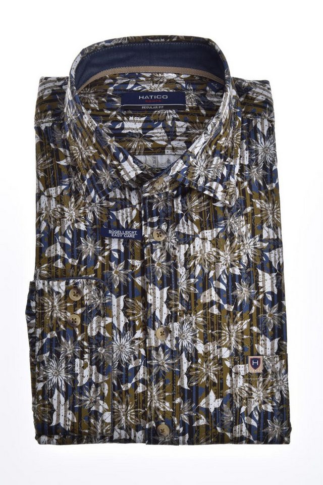 Pure Langarmhemd HATICO- Sport Hemd Regular Fit Lan von Pure