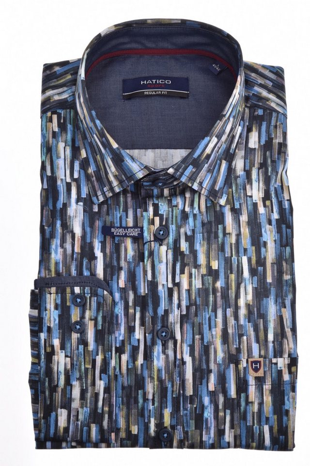 Pure Langarmhemd HATICO- Sport Hemd Regular Fit Lan von Pure