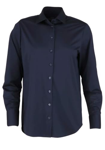Pure Modern Functional Bluse Hemdenkragen Nachtblau Größe XXL von Pure