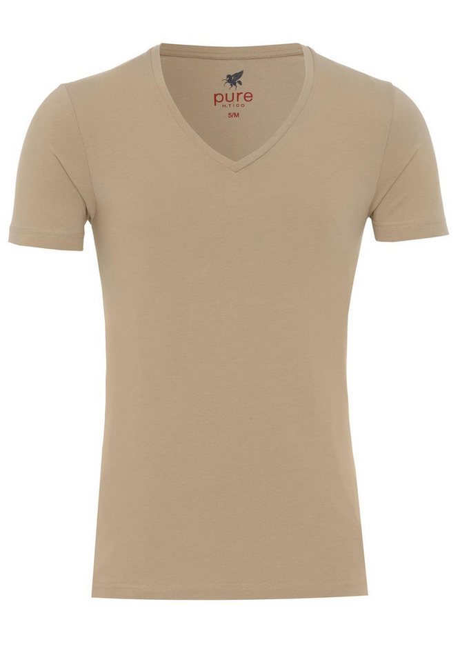 Pure T-Shirt - Basic Shirt - Doppelpack von Pure