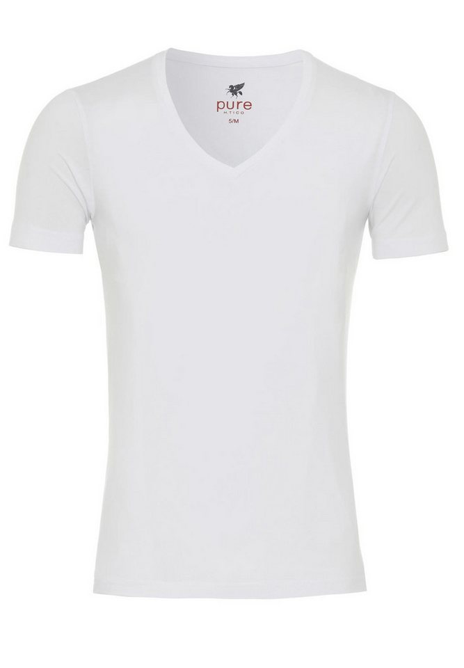 Pure T-Shirt - Basic Shirt - Doppelpack von Pure