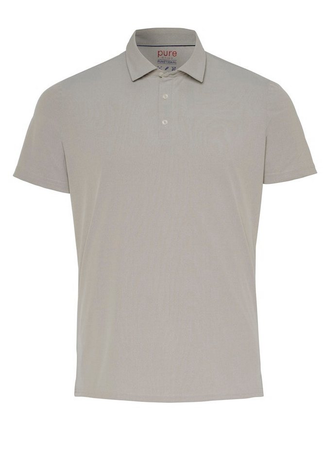 Pure T-Shirt Pure Functional Polo slim fit Halb Pure T-Shirt Pure Functional Polo slim fit Halb von Pure