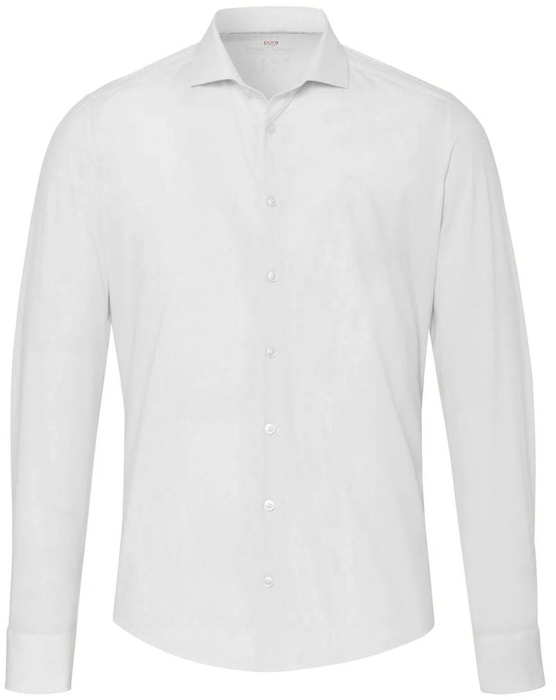 Pure The Functional Shirt Ecru - Größe 37 von Pure