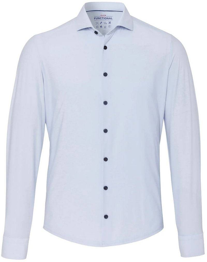 Pure The Functional Shirt Hellblau - Größe 40 von Pure