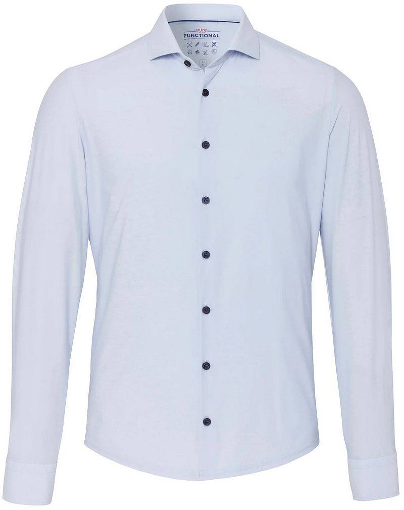 Pure The Functional Shirt Hellblau - Größe 44 von Pure