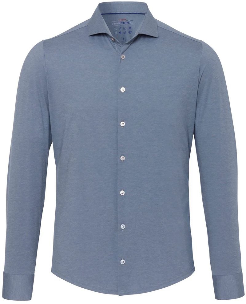 Pure The Functional Shirt Grau Blau - Größe 37 von Pure