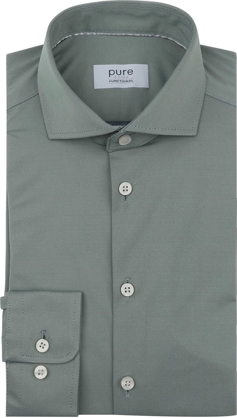 Pure The Functional Shirt Super Stretch Grün - Größe 39 von Pure