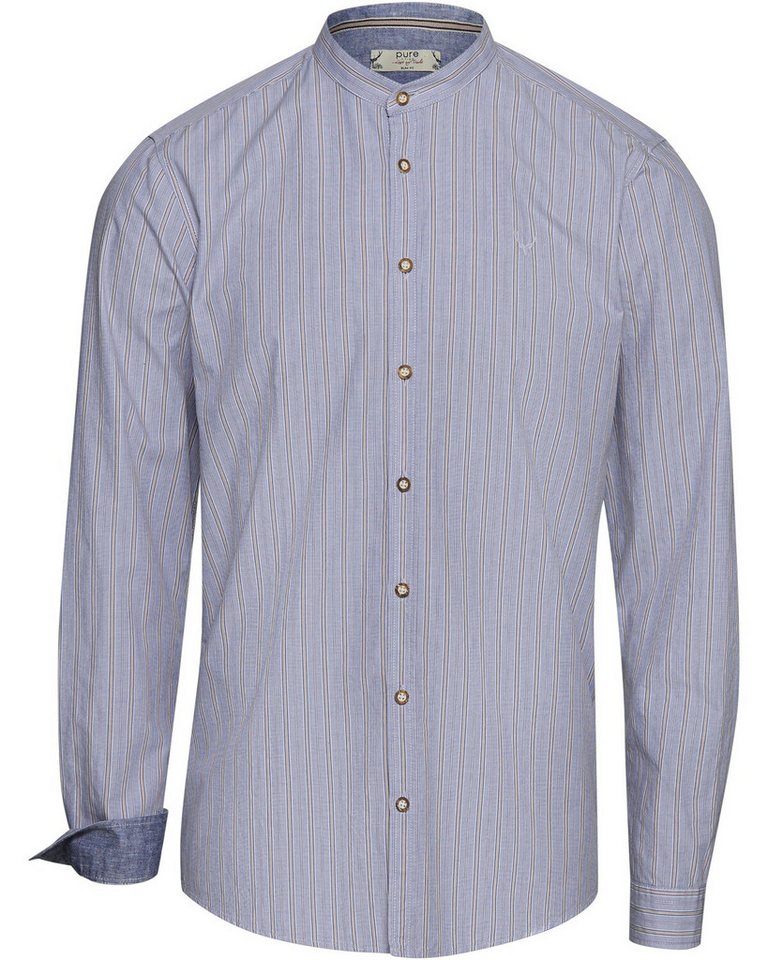 Pure Trachtenhemd Stehkragenhemd Slim Fit Pure Trachtenhemd Stehkragenhemd Slim Fit von Pure