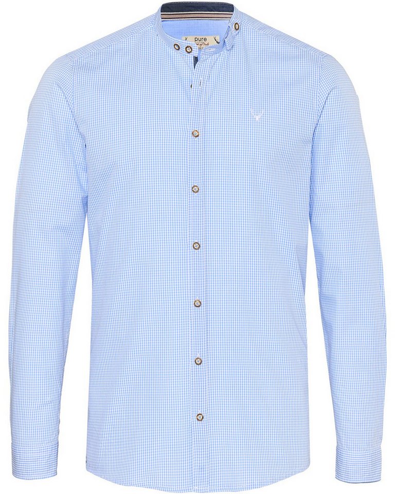 Pure Trachtenhemd Stehkragenhemd von Pure