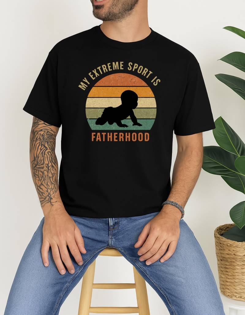 Lustiges Papa Shirt Mein Extrem Sport Ist Vaterschaft T-Shirt von PureNestCZ