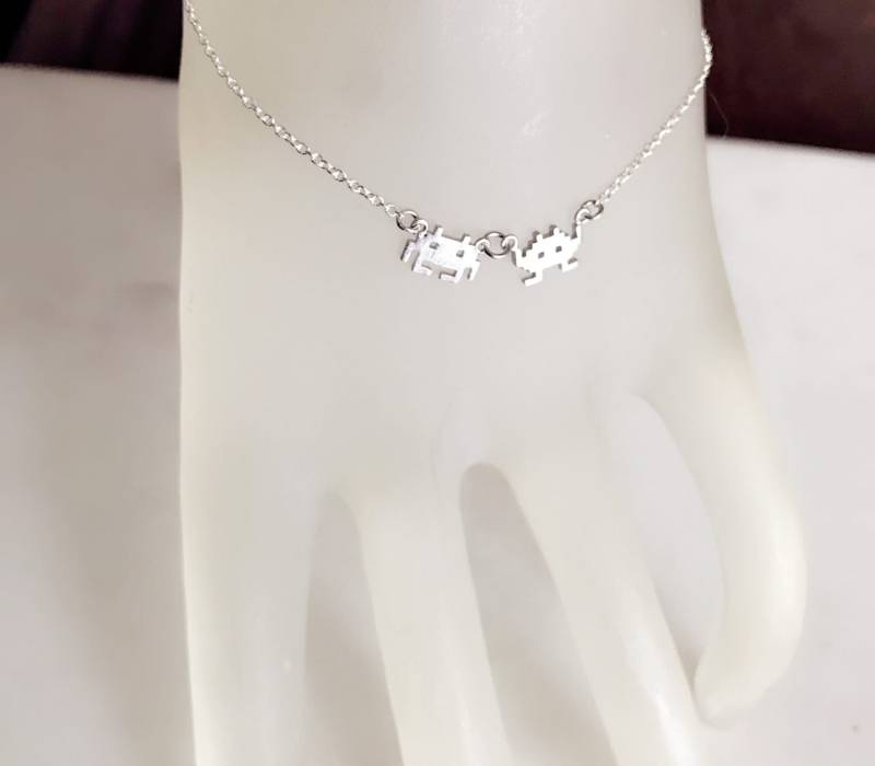 Gold Filled Oder Sterling Silber Kette Mit Winzigen Zarten Armband, Monster Bbf Best Friends Armband Gold Filled Oder Sterling Silber Kette Mit Winzigen Zarten Armband, Monster Bbf Best Friends Armband von PureOneJewelry