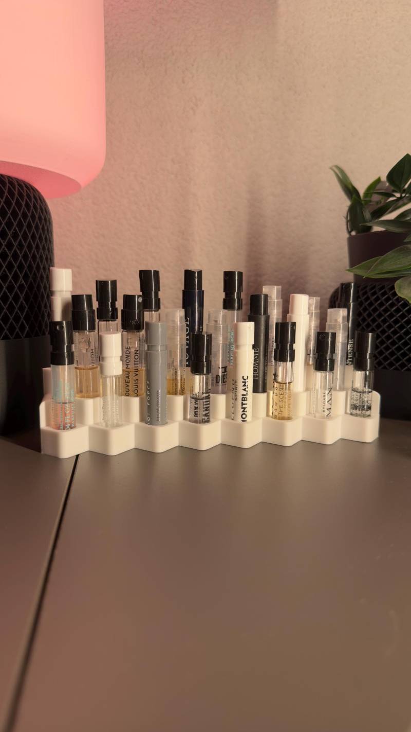 Perfume Sample Organizer - 3D Printed Holder For Perfume Samples von PurePrintDE