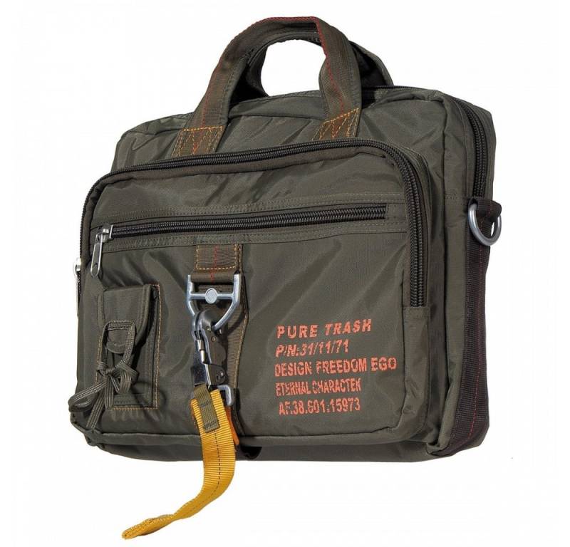 PureTrash Handtasche PureTrash Handtasche, groß, mit Schultergurt, "PT". (Handtasche mit Schultergurt, groß, "PT) von PureTrash