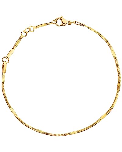 Purelei® Kanani Armband (Gold) – Elegantes, verspieltes Damen Armband – Edelstahl 18K vergoldet – Verstellbare Länge 16/17,5/20 cm – Hawaiianisch inspiriert & wasserfest von Purelei