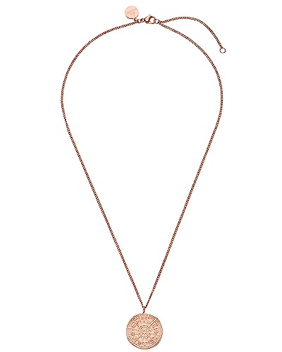 Purelei® Zodiac Kette Damen (Roségold) – Halskette Damen aus langlebigem Edelstahl – Wasserfeste Kette mit Anhänger – 40-45 cm Länge verstellbar – Halskette für deinen individuellen Look von Purelei