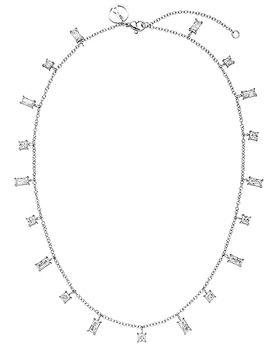 Purelei® Powder Kette Damen (Silber) – Halskette Damen aus langlebigem Edelstahl – Wasserfeste Kette – 40-45 cm Länge verstellbar – Halskette für deinen individuellen Look von Purelei
