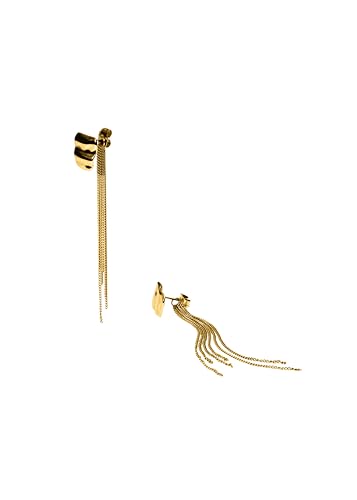 Purelei® Allure Ohrringe Damen – Elegante Statement-Ohrringe mit filigranen Ketten – Edelstahl 14K/18K vergoldet oder Silber – 65 mm lang – Minimalistischer Schmuck (Gold) von Purelei