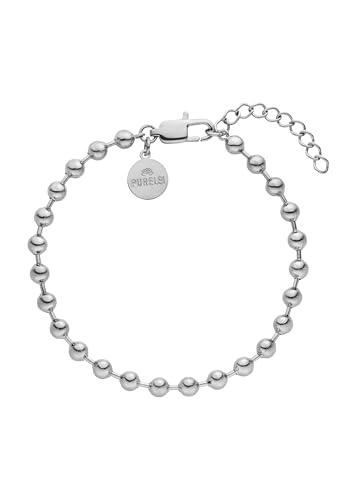 Purelei® Anxiety Fidget Bubble Armband – Edelstahl in Gold, Silber & Roségold, verstellbar 16-19 cm (Silver) von Purelei