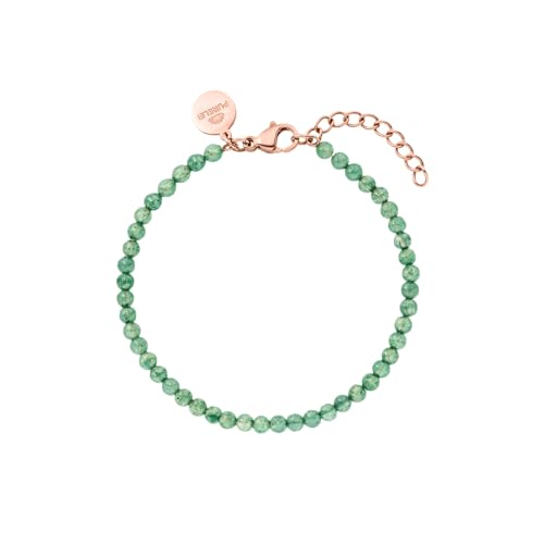 Purelei® Aventurine Armband (Rosegold) – Elegantes, verspieltes Damen Armband – Edelstahl – Verstellbare Länge 16-19 cm – Hawaiianisch inspiriert & wasserfest von Purelei