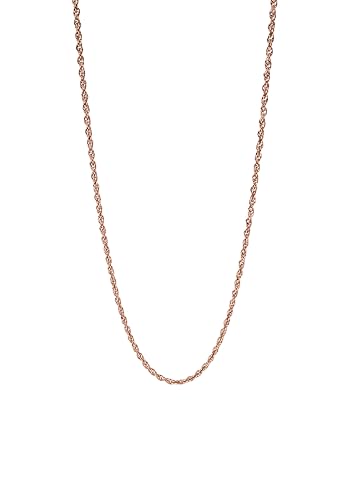 Purelei® Fine Vintage Kette – gedrehte Edelstahl-Halskette, 14K vergoldet, Roségold oder Silber – 40–45 cm – 2,3 mm breit – perfekt für Layering - wasserfest - verstellbar (Rosegold) von Purelei